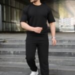 Erkek Alt Üst Krep İkili Takım