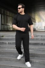 Erkek Alt Üst Krep İkili Takım