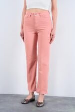 Strong Düz Pantolon - Pudra - Görsel 2