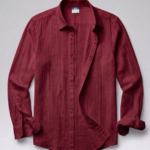 Erkek Armürlü Yarım Oversize Müslin Gömlek