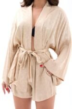 7002 KİMONO ŞORTLU TAKIM-GERA - Görsel 4