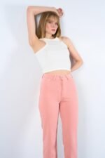 Strong Düz Pantolon - Pudra - Görsel 3