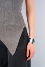 Yanı Uzun Atlet - Orta Gri - Görsel 4