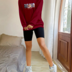 Kadın Uzun Kollu Bisiklet Yaka Desenli Viskon Iki Iplik Bluz