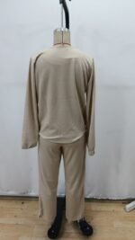 Kadın Uzun Kollu önden Fermuarlı Modal Ceket Ve Pantolon Ikili Takım - Görsel 5