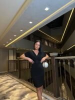 Kadın Dalgıç Krep V Yaka Ve Sırt Dekolte Detaylı Elbise - Görsel 2