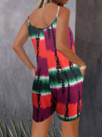 Kadın Ip Askılı Yuvarlak Yaka Cepli Kısa şort Süprem Takım - Görsel 2