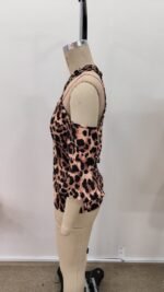 Kadın Kısa Kollu Omuzlardan Açık ön çapraz Detaylı Süprem Bluz - Görsel 7