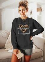 Kadın Uzun Kollu Bisiklet Yaka Desenli Viskon Iki Iplik Bluz - Görsel 2