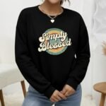 Kadın Uzun Kollu Bisiklet Yaka Viskon Iki Iplik Bluz