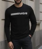 Erkek Uzun Kollu Bisiklet Yaka Viskon Sweat