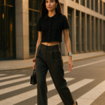 Bebe Yaka Düğmeli Bluz