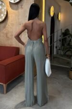 Halter Yaka Yelekli Modal Takım 10144 - Görsel 8