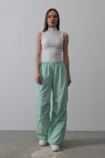 Paraşüt Cargo Pantolon - Mint - Görsel 2