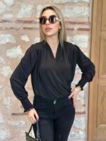 Yüksek Bel Likralı Jean Pantolon 90 Cm - Görsel 9