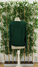 Kadın Uzun Kollu Bisiklet Yaka Viskon Iki Iplik Bluz - Görsel 5