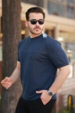 Erkek Oversize Bisiklet Yaka Kısa Kollu T-shirt - Görsel 2