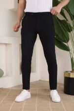 Erkek Slim Fit Dilli Kumaş Pantolon - Görsel 3