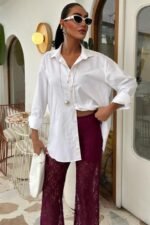 İçi Astarlı Dantel Pantolon 0081 - Görsel 2