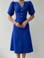 Linda Midi Elbise - Görsel 2