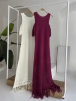 Omuz Detaylı Etek Ücü Püsküllü Triko Elbise 2862 - Görsel 8