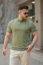 Erkek Hemşire Yaka Kısa Kollu Tişört - Görsel 2