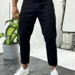 Erkek Siyah Mom Jean 