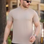 Erkek Yarım Balıkçı Yaka Kısa Kollu T-shirt