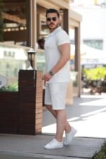 Erkek şort Tişört Alt üst Takım - Görsel 2