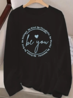 Kadın Uzun Kollu Bisiklet Yakabe Youdesenli Viskon Bluz - Görsel 3