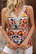 Kadın Askılı V Yaka Dantelli Süprem Bluz - Görsel 3