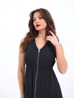 6510 ELBİSE-SİYAH - Görsel 4