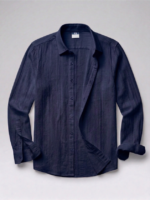 Erkek Armürlü Yarım Oversize Müslin Gömlek