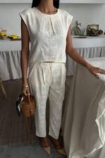 Shalina Süzüne Nakışlı Crop Takım 9796-08 - Görsel 6