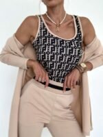 Kadın Uzun Kollu Krep üçlü Takım - Görsel 3