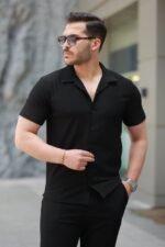 Erkek Ottoman Kumaş Pantolon Gömlek Takım - Görsel 3