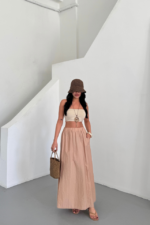 ETEK ŞANEL BOY SOFT KUMAŞ - Bej - Görsel 3