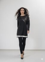 Kadın Uzun Kollu Pulpayet Detay Bluz