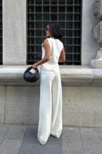 Paulo Gold Düğmeli Yelek Pantolon Takım 9976 - Görsel 2