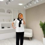 Kadın şal Yaka 3 Parça Takım