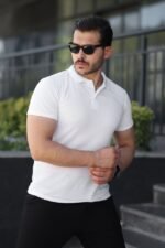 Erkek Kısa Kollu Yakalı Tişört - Görsel 2