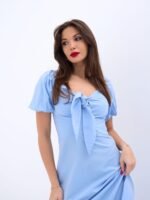 5948 ELBİSE-MAVİ - Görsel 5