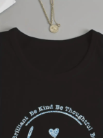 Kadın Uzun Kollu Bisiklet Yakabe Youdesenli Viskon Bluz - Görsel 4