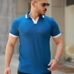 Erkek Hemşire Yaka Kısa Kollu Tişört