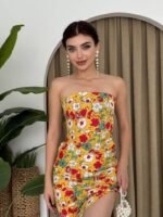 Emelıe Straplez Elbise - Görsel 3