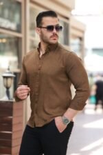 Erkek Uzun Kollu Gömlek - Görsel 2