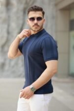 Erkek Hemşire Yaka Kısa Kollu Tişört