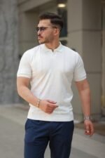 Erkek Hemşire Yaka Kısa Kollu Tişört - Görsel 2