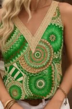 Kadın Askılı V Yaka Dantelli Süprem Bluz - Görsel 2