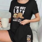 Kadın Kısa Kollu Bisiklet Yaka Baskılı Viskon Bluz Ve şort Ikili Takım